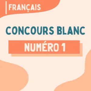 Concours blanc N°1 de français - Type CRPE
