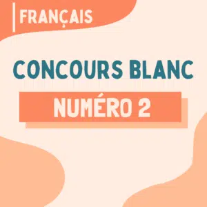 Concours blanc N°2 de français - Type CRPE