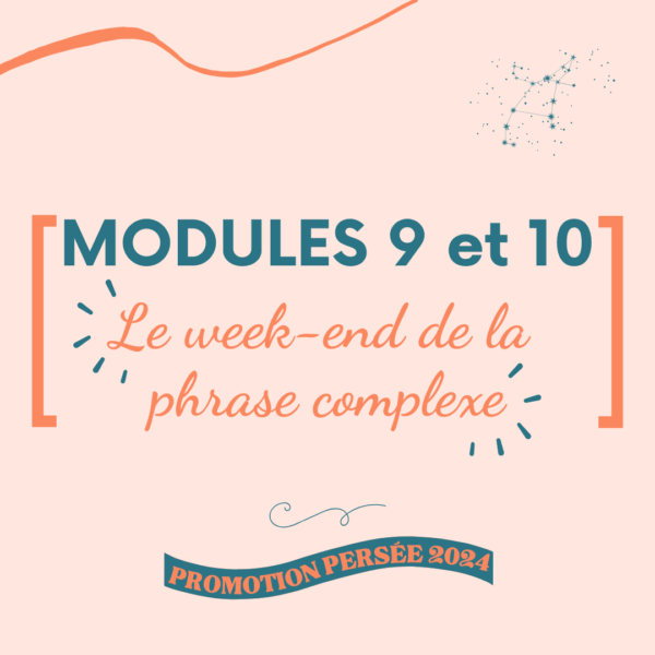 Préparation à l'épreuve de français du CRPE : Week-end autour de la phrase complexe