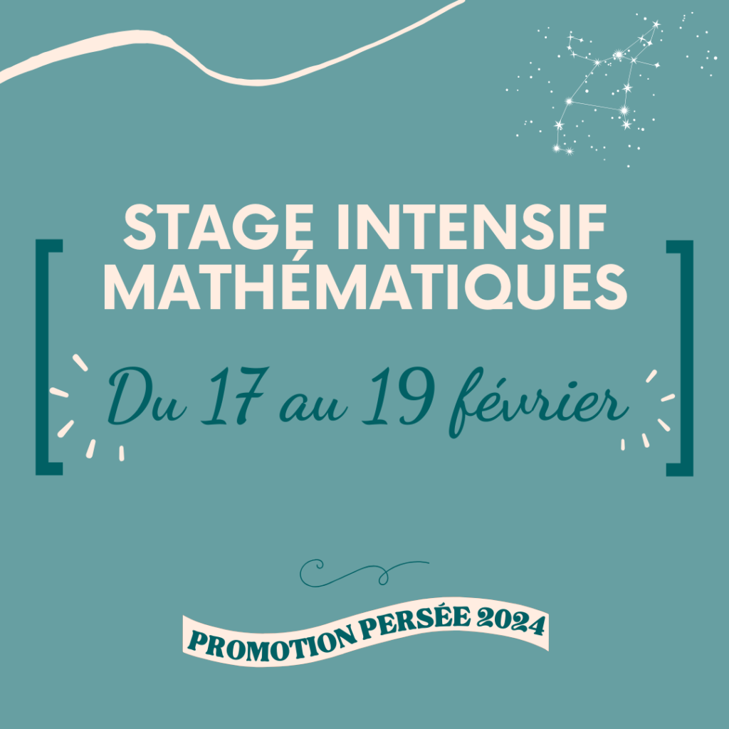 Stage intensif de mathématiques | CRPE 2024