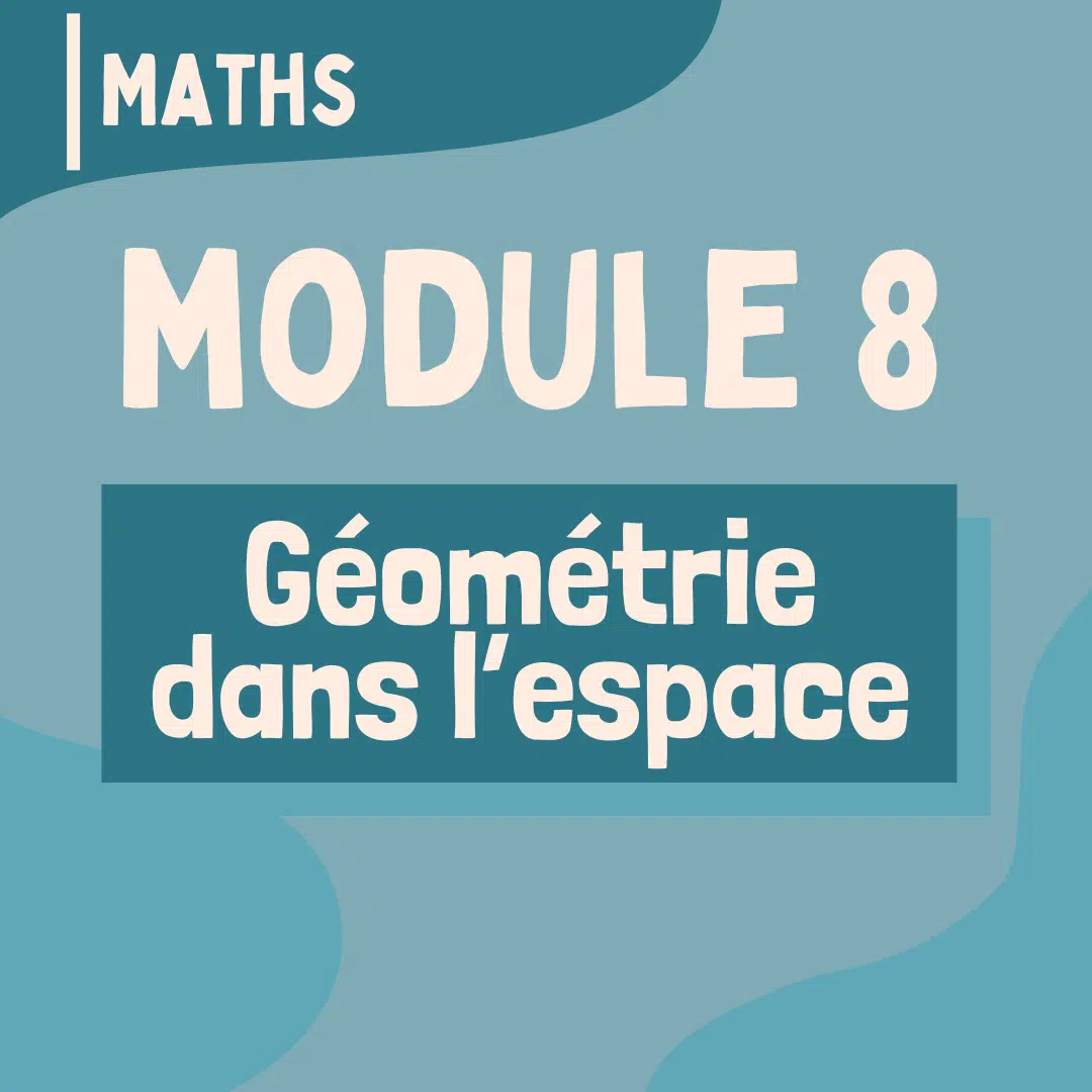 08 - Géométrie dans l'espace