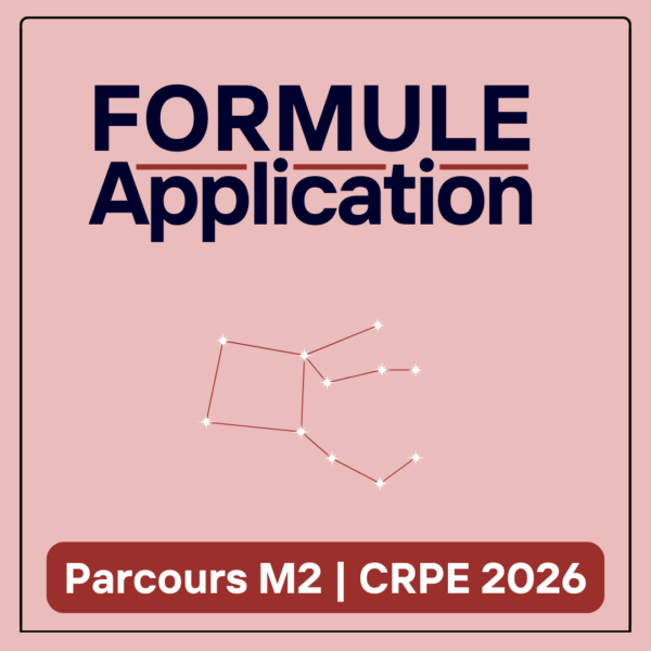 Formule Application - CRPE 2026