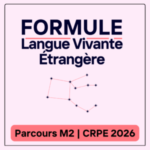 Formule Langue Vivante Étrangère – CRPE 2026