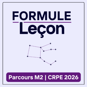 Formule Leçons de maths & français - CRPE 2026