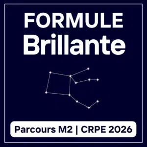 Formule Brillante Parcours M2 - CRPE 2026