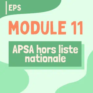 Brille en EPS - Module 11 : APSA hors liste nationale
