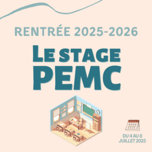 Le stage prise en main de la classe - 2025-2026