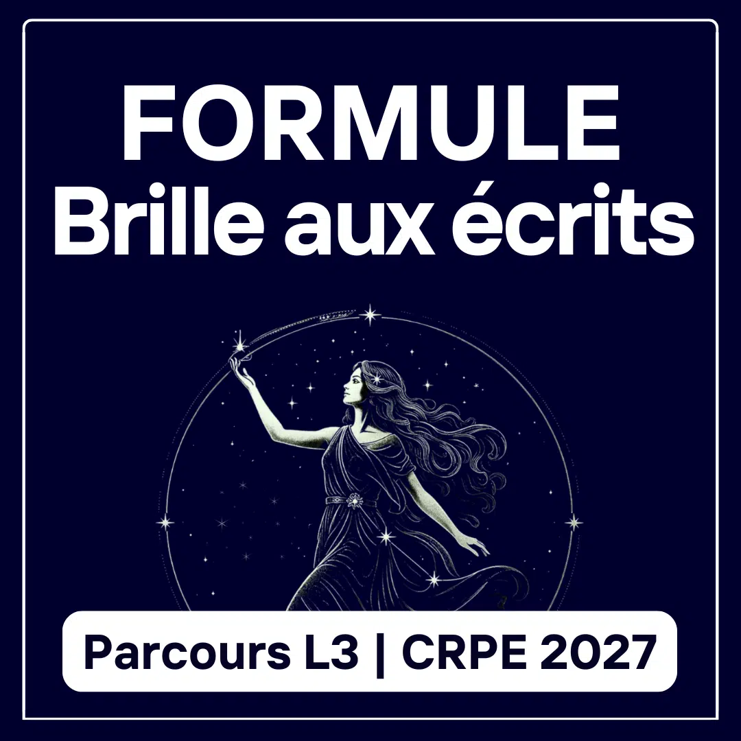Brille aux Écrits L3 – CRPE 2027