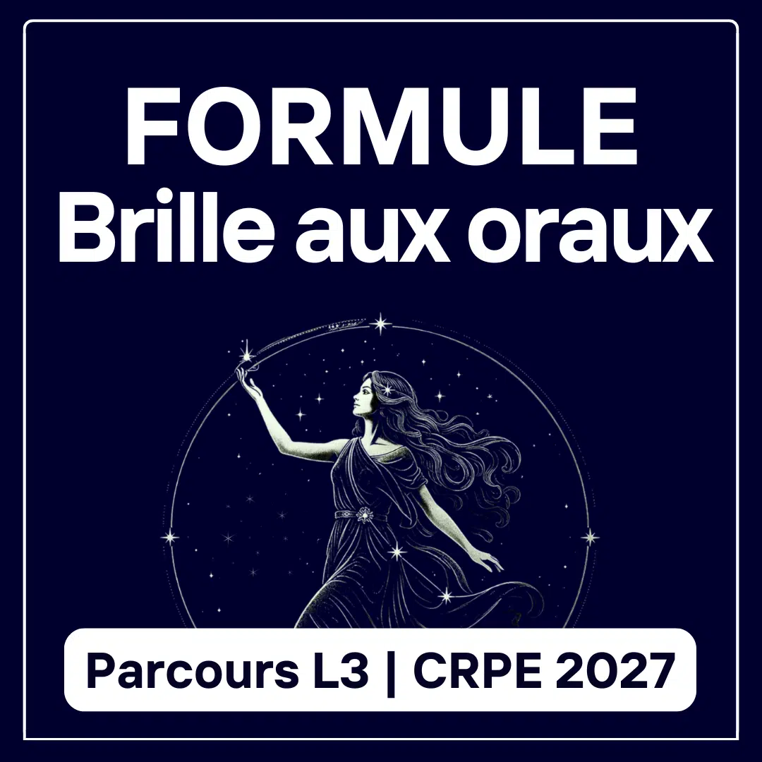 Brille aux Oraux L3 – CRPE 2027