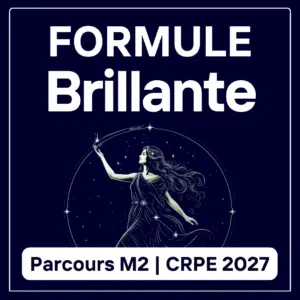 Formule complète brillante - Parcours M2 - CRPE 2027