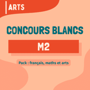 Pack concours blancs M2 - Arts