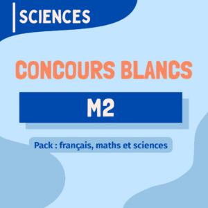 Pack concours blancs M2 - Sciences